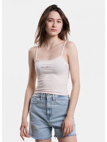 tommy jeans strap γυναικεία αμάνικη μπλούζα