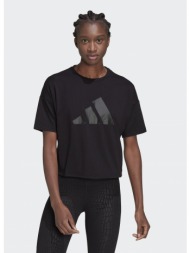 adidas performance train icons 3 bar logo γυναικείο t-shirt (9000136670_1469)