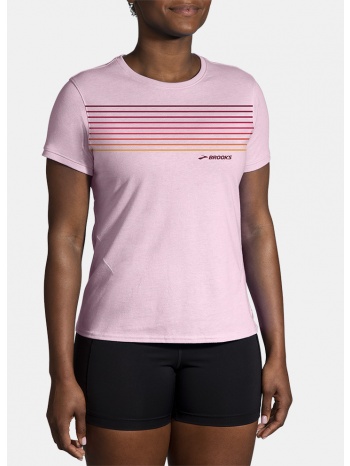 brooks distance short sleeve 2.0 quartz/gradient s