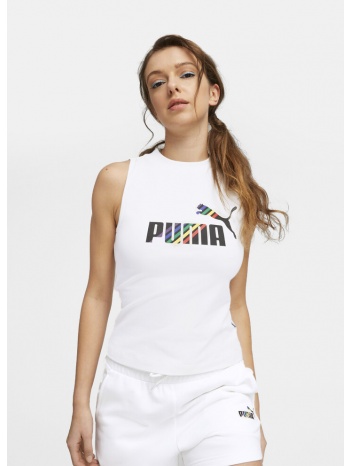 puma ess+ love is love γυναικεία αμάνικη μπλούζα