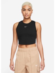 nike sportswear essential rib cropped γυναικεία αμάνικη μπλούζα (9000151900_4376)