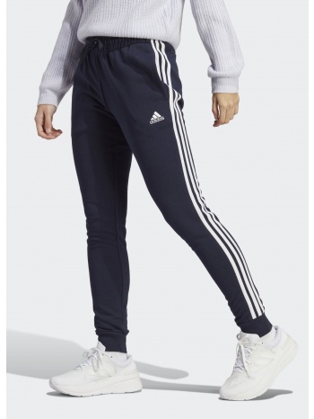 adidas essentials 3-stripes french terry cuffed pants