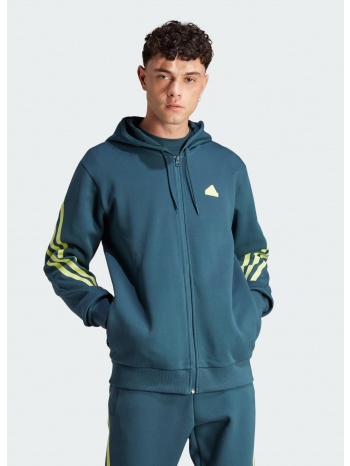 adidas future icons 3-stripes full-zip hoodie