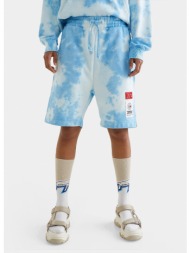 tommy jeans tie dye γυναικείο σορτς (9000102933_59037)
