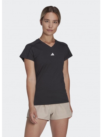 adidas aeroready train essentials minimal branding v-neck