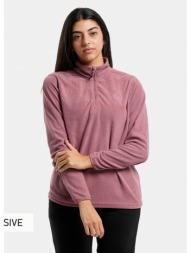 nuff fleece 1/4 half zip γυναικεία μπλούζα φούτερ (9000108455_56302)