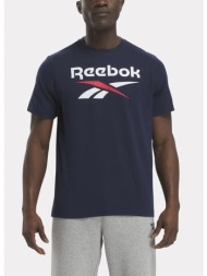 reebok identity big stacked logo ανδρικό t-shirt (9000156744_47263)