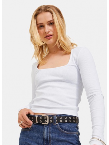 jjxx jxfura str ls square neck rib top jrs sn