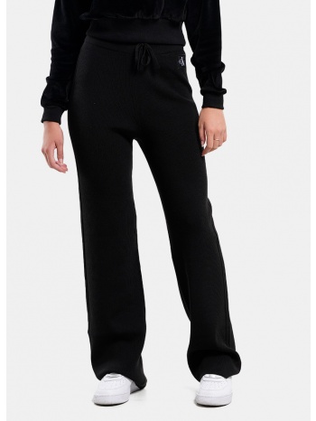 calvin klein badge straight knitted pants (9000160902_68372)
