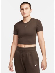 nike sportswear essential γυναικείο cropped t-shirt (9000151637_59244)