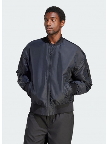 adidas all blacks rugby thin-filled lifestyle jacket