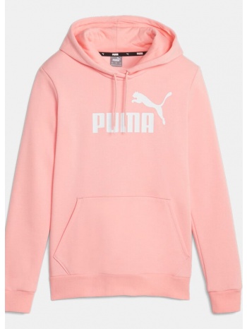 puma ess logo hoodie γυναικεία μπλούζα με κουκούλα
