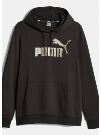 puma ess+ metallic logo hoodie fl (9000158962_71750)