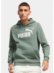puma essential big logo ανδρική μπλούζα με κουκου΄λα (9000158896_48958)