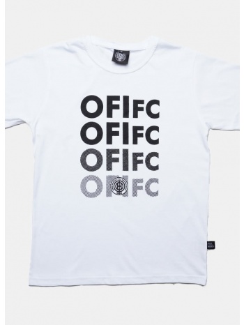 ofi official brand t-shirt κ.μ λευκό παιδικό ofi f