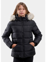 tommy jeans essential down fur hood jacket (9000161062_1469)