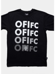 ofi official brand t-shirt κ.μ παιδικό μαύρο ofi f (9000166096_1469)