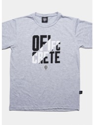 ofi official brand t-shirt κ.μ παιδικό μελανζέ ofi (9000166102_73087)