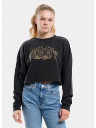 tommy jeans tjw crp luxe varsity crew (9000160970_1469)