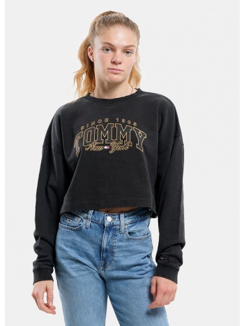 tommy jeans tjw crp luxe varsity crew (9000160970_1469)