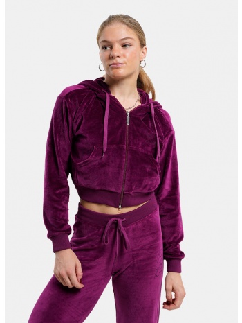 target hoodie crop jacket velour fuel (9000150050_30412)