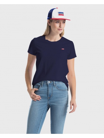 levis perfect tee sea captain blue γυναικείο t-shirt