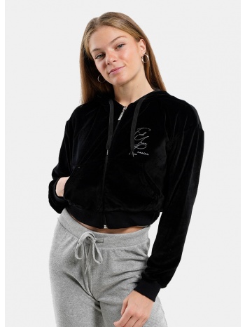 target hoodie crop jacket velour fuel (9000150050_001)