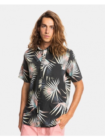 quiksilver pop tropic ανδρικό κοντομάνικο πουκάμισο