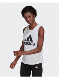 adidas performance essentials big logo γυναικεία αμάνικη μπλούζα (9000097780_1540)