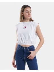 tommy jeans tjw crop elasticated badge tank (9000102926_1539)