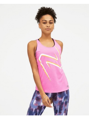 new balance μπλουζα printed impact run tank