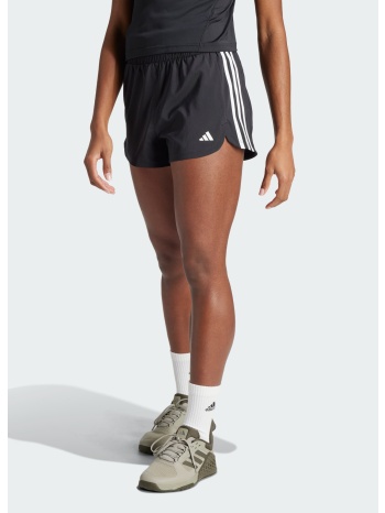 adidas pacer training 3-stripes woven high-rise shorts
