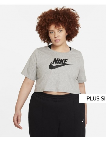 nike sportswear plus size γυναικείο crop top
