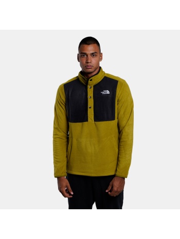 the north face homesafe snap neck fleece pullover ανδρική