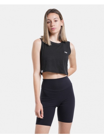 nuff sleveless top logo cotton single jersey