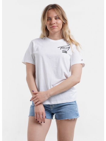 tommy jeans modern signature γυναικείο t-shirt