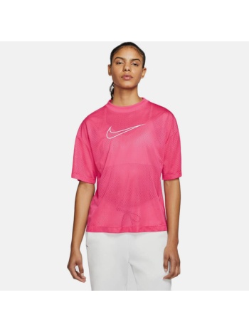 nike sportswear mesh γυναικείο μπλουζάκι (9000052784_34836)