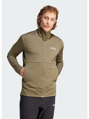 adidas terrex terrex multi light fleece full-zip jacket