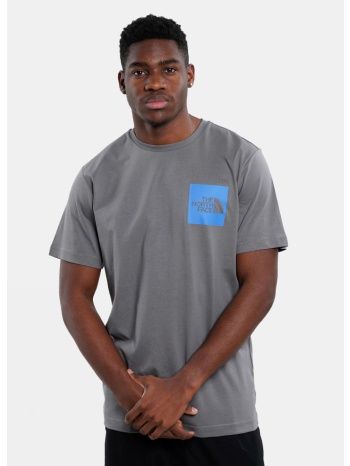 the north face m s/s fine tee smoked pearl (9000175061_3107)