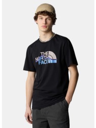 the north face m s/s mountain line tee tnf black (9000174931_4617)