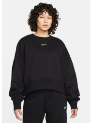nike sportswear phoenix fleece γυναικεία μπλούζα φούτερ (9000178185_4376)