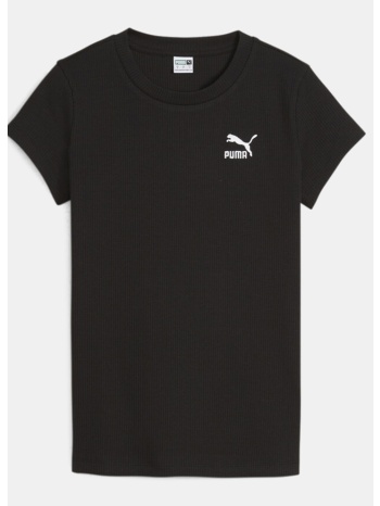 puma classics ribbed slim tee (9000162874_22489)