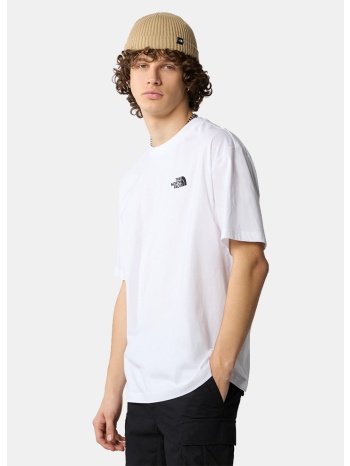 the north face m s/s essential oversiz tnf white