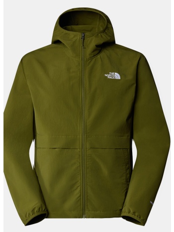the north face m tnf easy wind fz jack forest ol