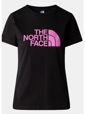 the north face w s/s easy tee tnf black/viole