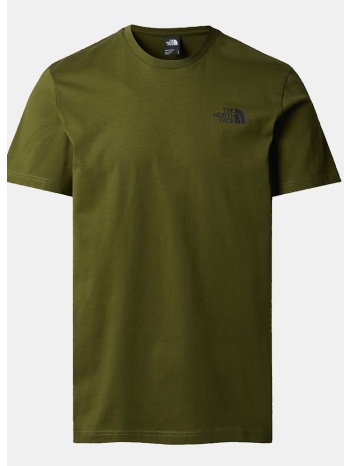 the north face m s/s redbox clbrtn tee forest ol