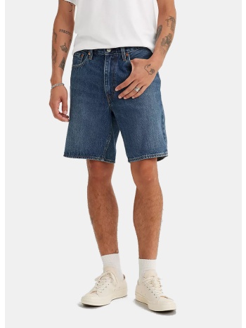 levi`s 468 stay loose shorts dark indigo - worn in