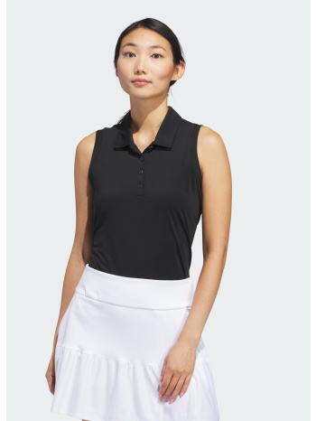 adidas ultimate365 solid sleeveless polo shirt