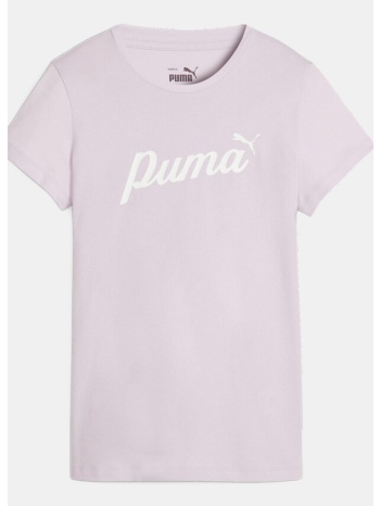 puma ess+ blossom script γυναικείο t-shirt