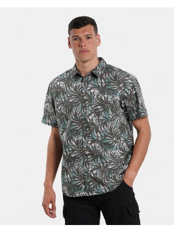 hurley org wedge ανδρικό κοντομάνικο πουκάμισο